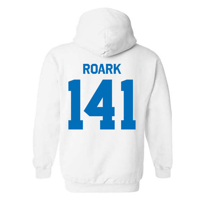 Buffalo - NCAA Wrestling : Tyler Roark - Classic Shersey Hooded Sweatshirt-1