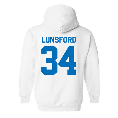 Buffalo - NCAA Football : Preston Lunsford - Classic Shersey Hooded Sweatshirt-1