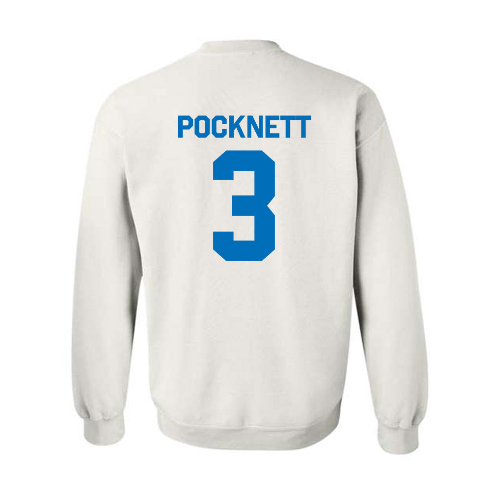Buffalo - NCAA Men's Basketball : Mikhail Pocknett - Classic Shersey Crewneck Sweatshirt-1
