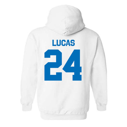 Buffalo - NCAA Women's Basketball : Meg Lucas - Classic Shersey Hooded Sweatshirt-1