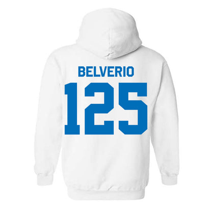 Buffalo - NCAA Wrestling : Zachary Belverio - Classic Shersey Hooded Sweatshirt-1