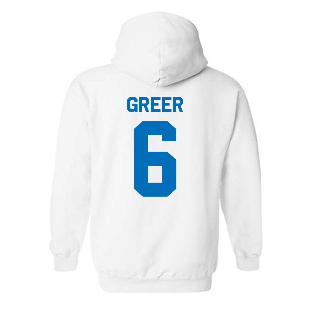 Buffalo - NCAA Football : Miles Greer - Classic Shersey Hooded Sweatshirt-1