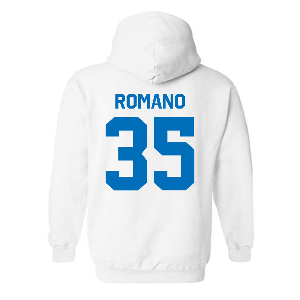 Buffalo - NCAA Men's Basketball : Evan Romano - Classic Shersey Hooded Sweatshirt-1