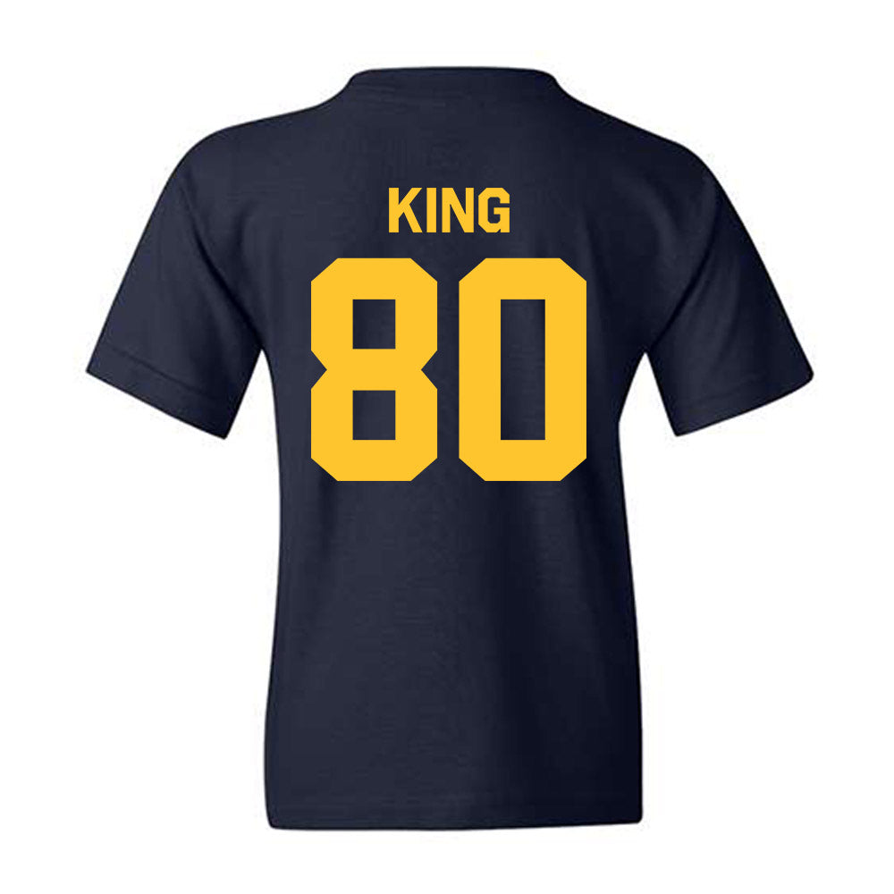 UC Berkeley - NCAA Football : Jordan King - Classic Shersey Youth T-Shirt-1