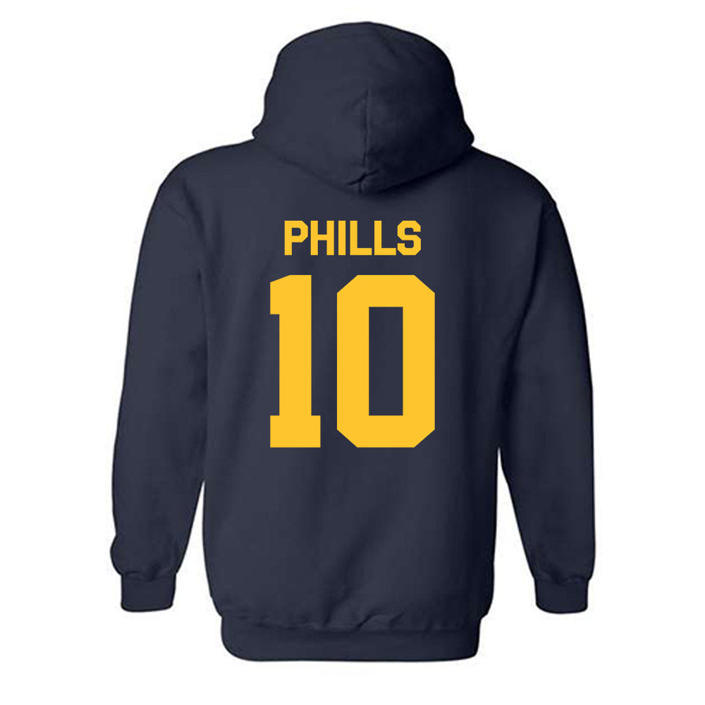 UC Berkeley - NCAA Women's Volleyball : Dominique Phills - Classic Shersey Hooded Sweatshirt-1