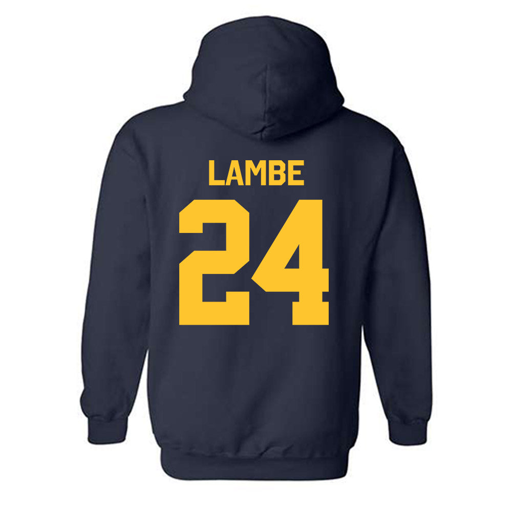 UC Berkeley - NCAA Men's Soccer : Connor Lambe - Classic Shersey Hooded Sweatshirt-1