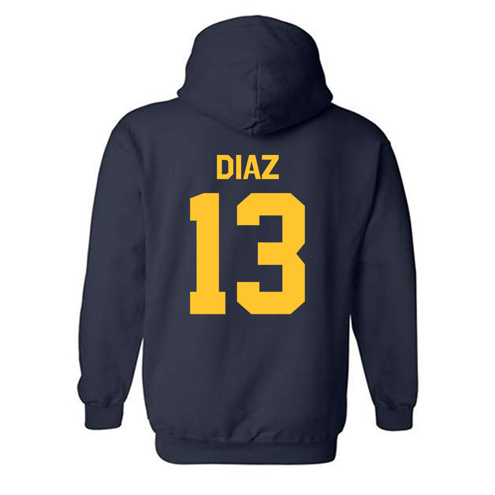 UC Berkeley - NCAA Softball : Jade Diaz - Classic Shersey Hooded Sweatshirt-1