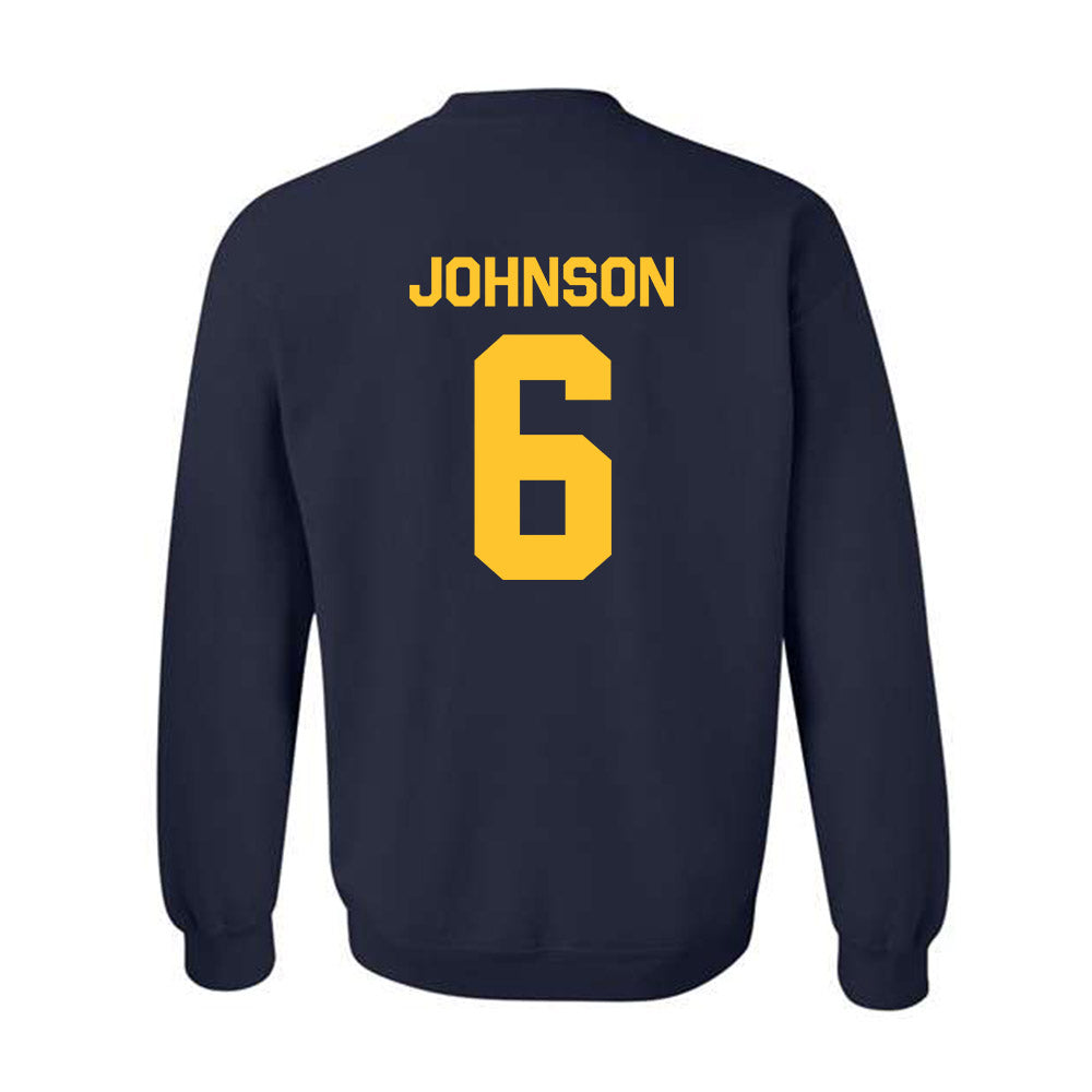 UC Berkeley - NCAA Softball : D'Auna Johnson - Classic Shersey Crewneck Sweatshirt-1