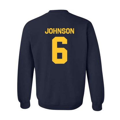 UC Berkeley - NCAA Softball : D'Auna Johnson - Classic Shersey Crewneck Sweatshirt-1