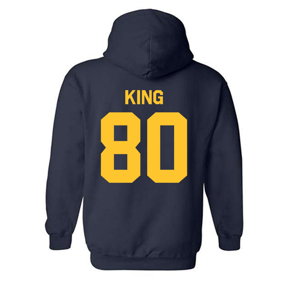 UC Berkeley - NCAA Football : Jordan King - Classic Shersey Hooded Sweatshirt-1
