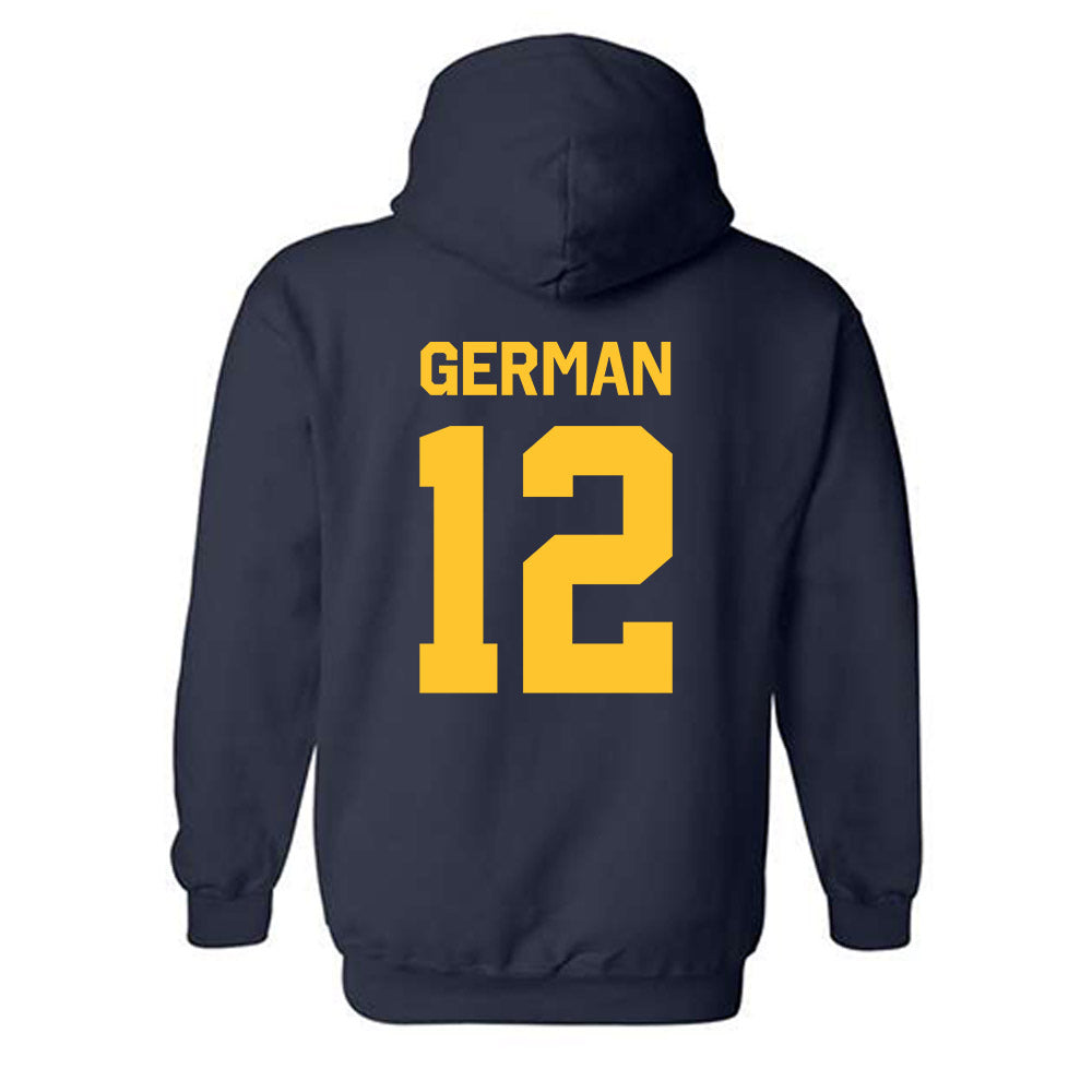 UC Berkeley - NCAA Softball : Anya German - Classic Shersey Hooded Sweatshirt-1