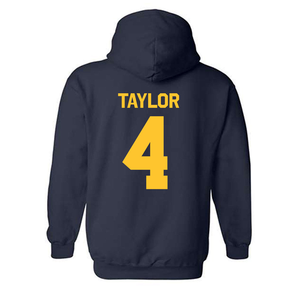 UC Berkeley - NCAA Baseball : Nikko Taylor - Classic Shersey Hooded Sweatshirt-1