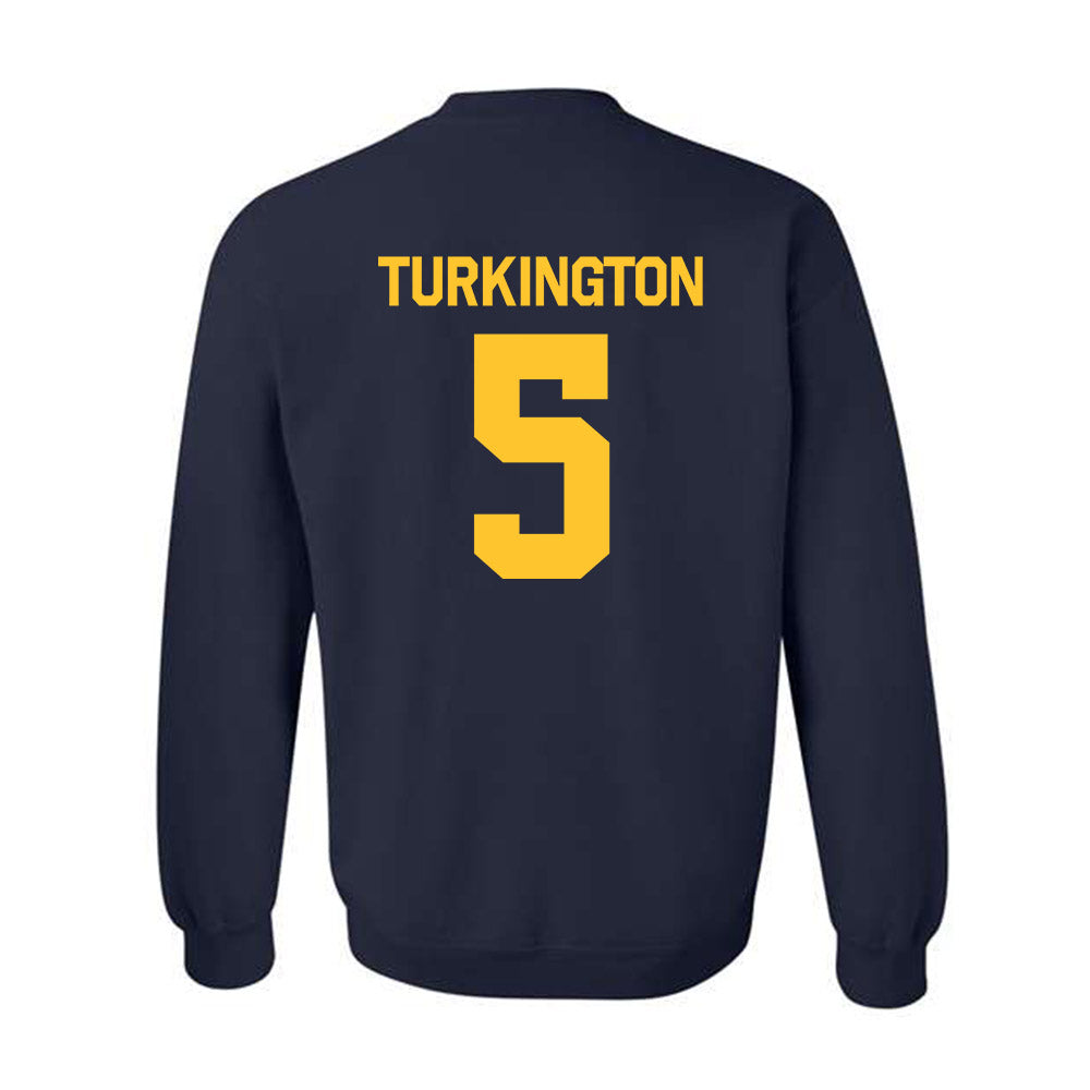 UC Berkeley - NCAA Baseball : Austin Turkington - Classic Shersey Crewneck Sweatshirt-1
