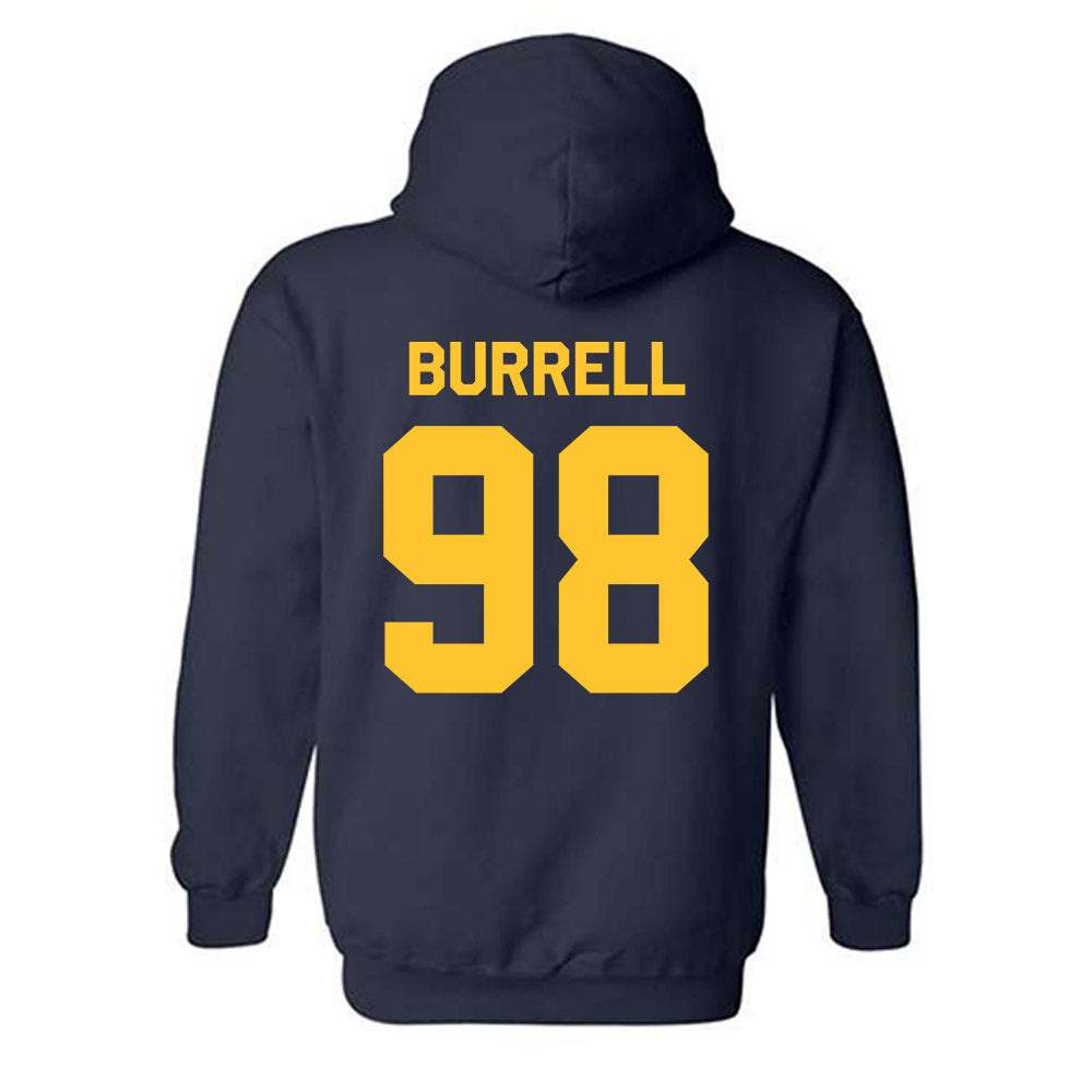 UC Berkeley - NCAA Football : Nate Burrell - Classic Shersey Hooded Sweatshirt-1
