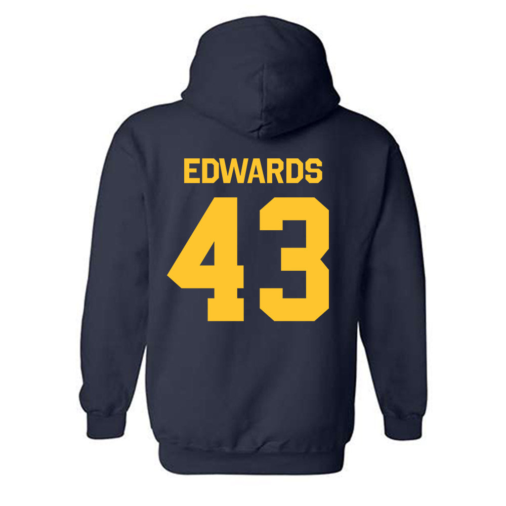 UC Berkeley - NCAA Baseball : Rex Edwards - Classic Shersey Hooded Sweatshirt-1