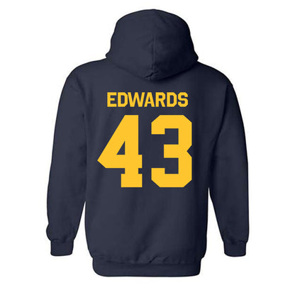 UC Berkeley - NCAA Baseball : Rex Edwards - Classic Shersey Hooded Sweatshirt-1