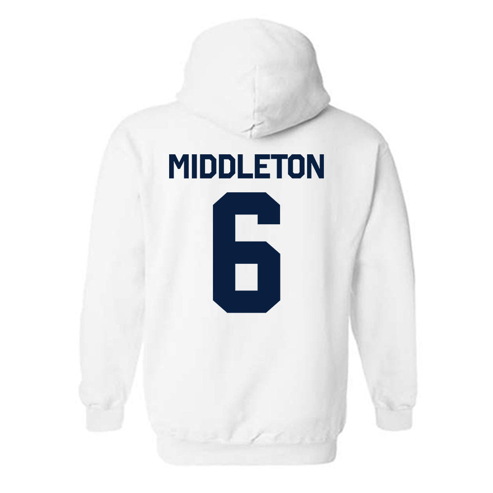 UC Berkeley - NCAA Women's Lacrosse : Jane Middleton - Classic Shersey Hooded Sweatshirt-1