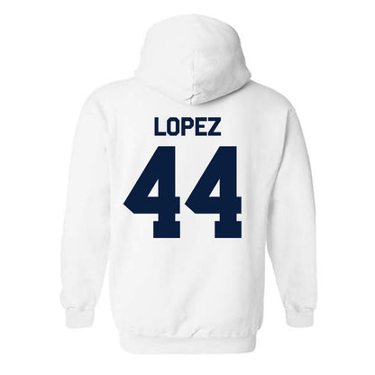 UC Berkeley - NCAA Baseball : Jordy Lopez - Classic Shersey Hooded Sweatshirt-1