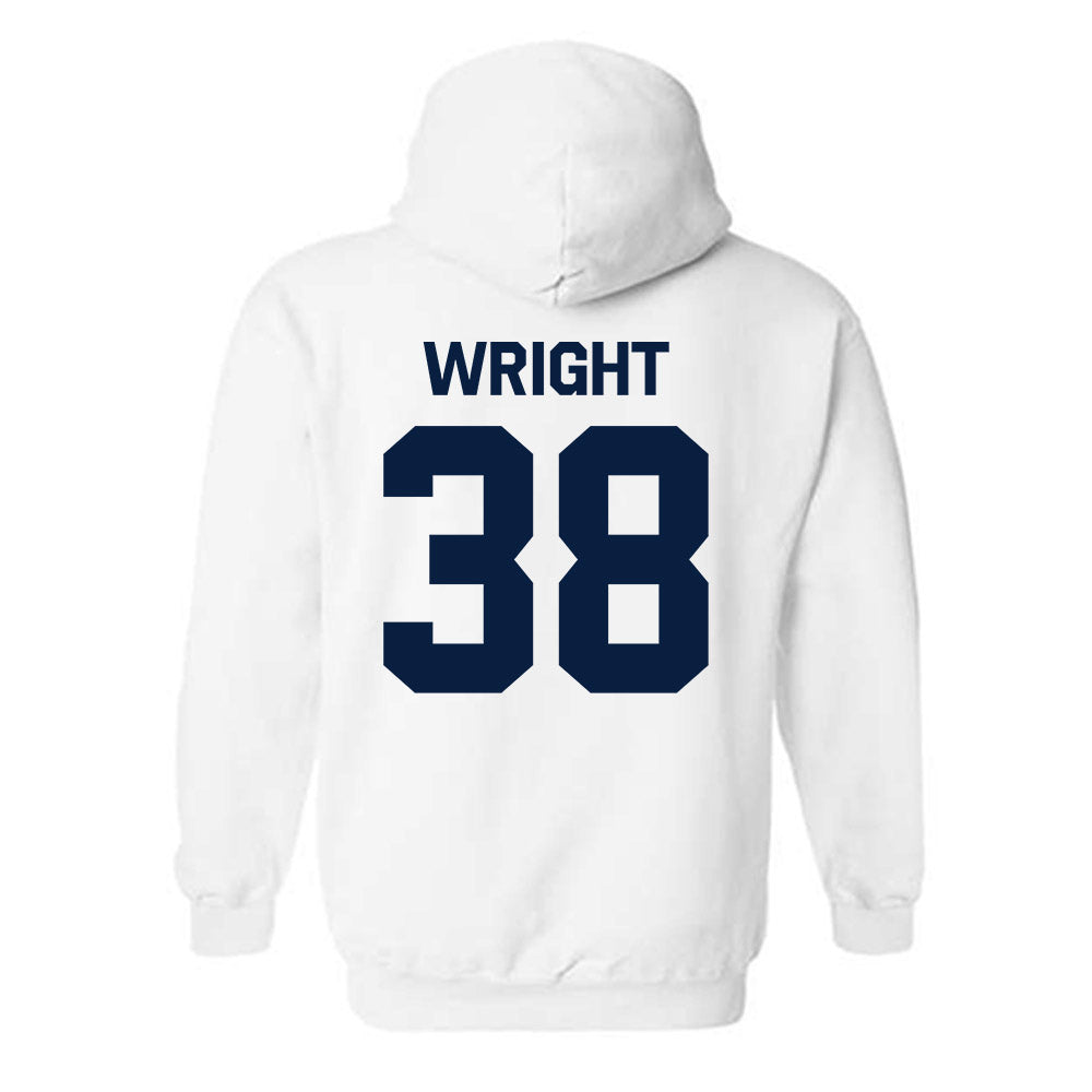 UC Berkeley - NCAA Baseball : Jett Wright - Classic Shersey Hooded Sweatshirt-1