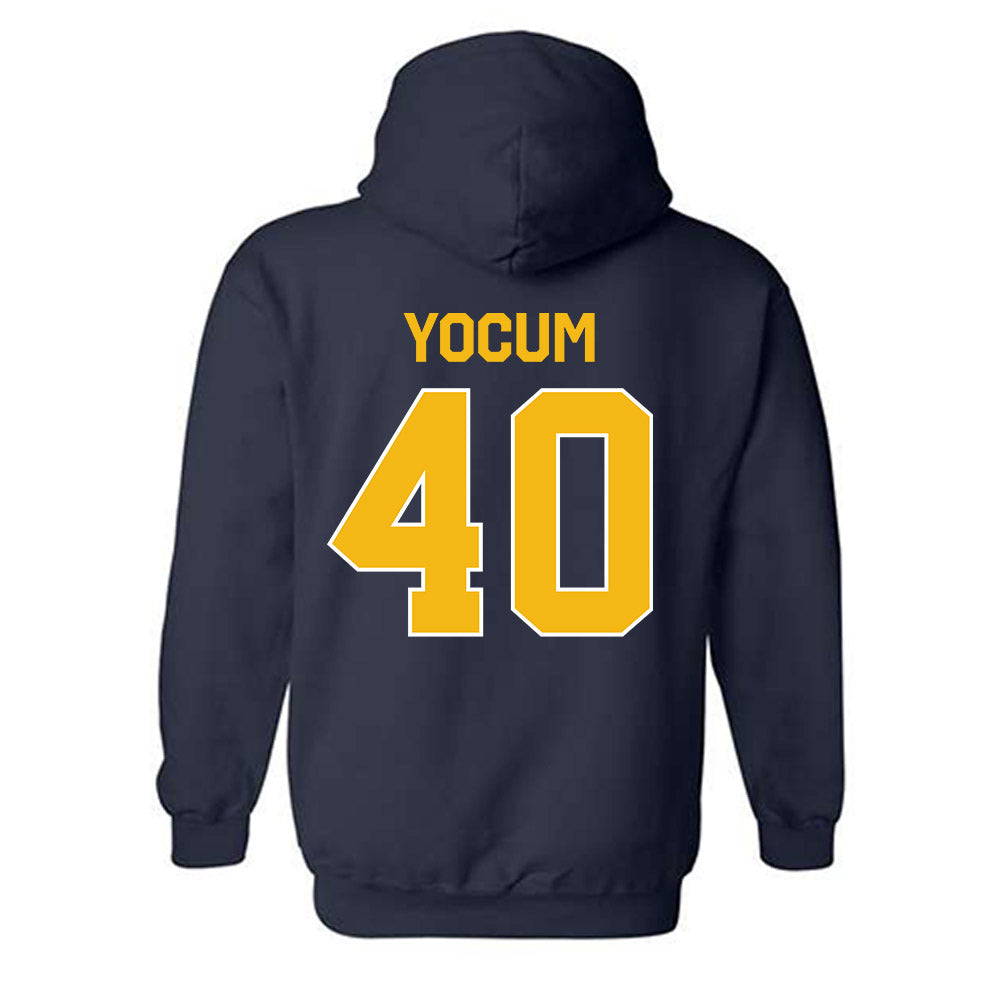 Northern Arizona - NCAA Football : Kruz Yocum - Classic Shersey Hooded Sweatshirt-1