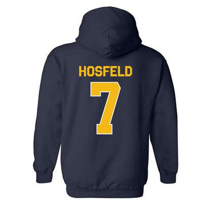 Northern Arizona - NCAA Women's Volleyball : Ella Hosfeld - Classic Shersey Hooded Sweatshirt-1