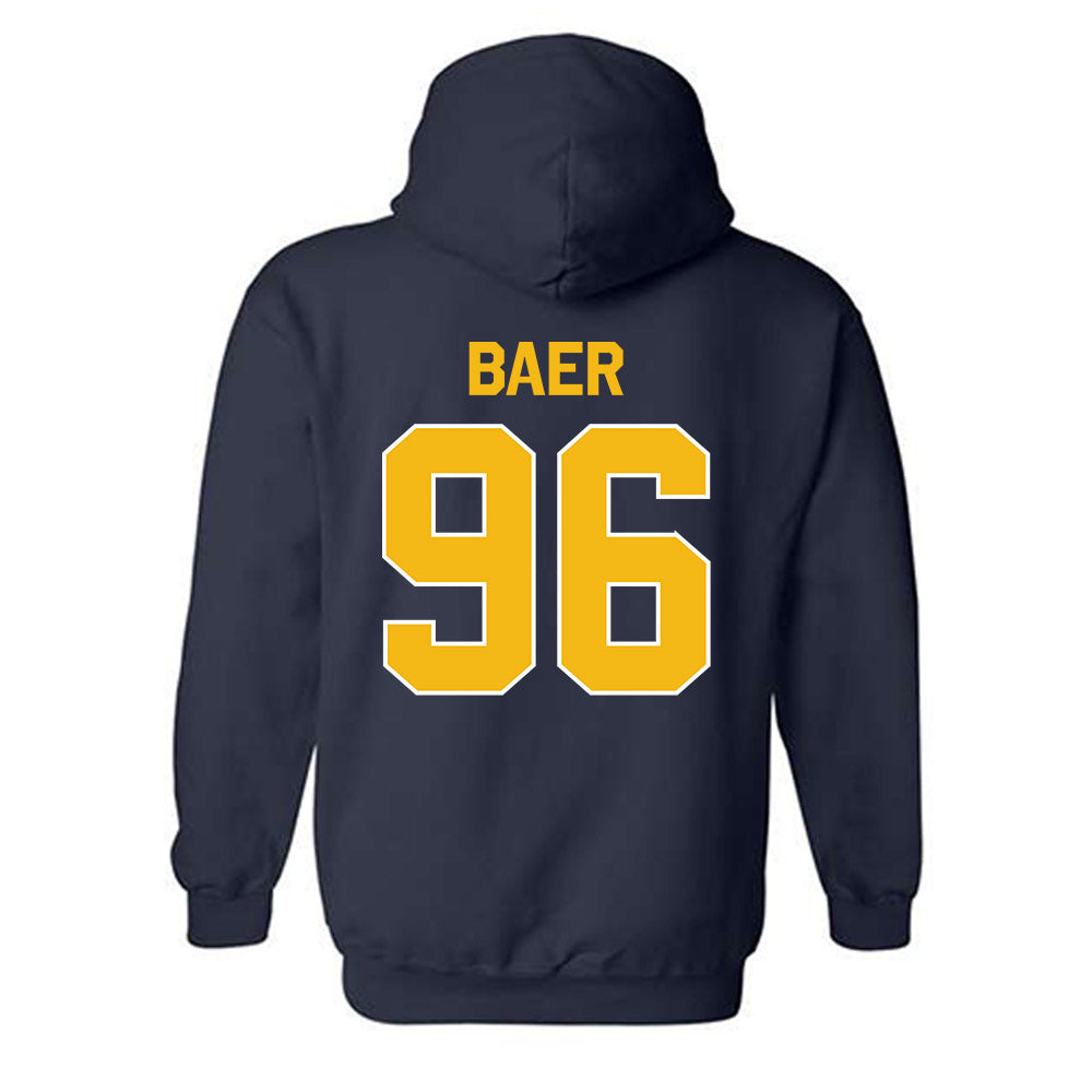 Northern Arizona - NCAA Football : Jayden Baer - Classic Shersey Hooded Sweatshirt-1