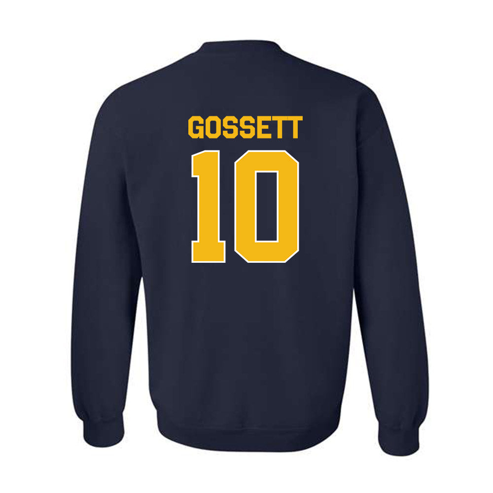 Northern Arizona - NCAA Football : QuRan Gossett - Classic Shersey Crewneck Sweatshirt-1