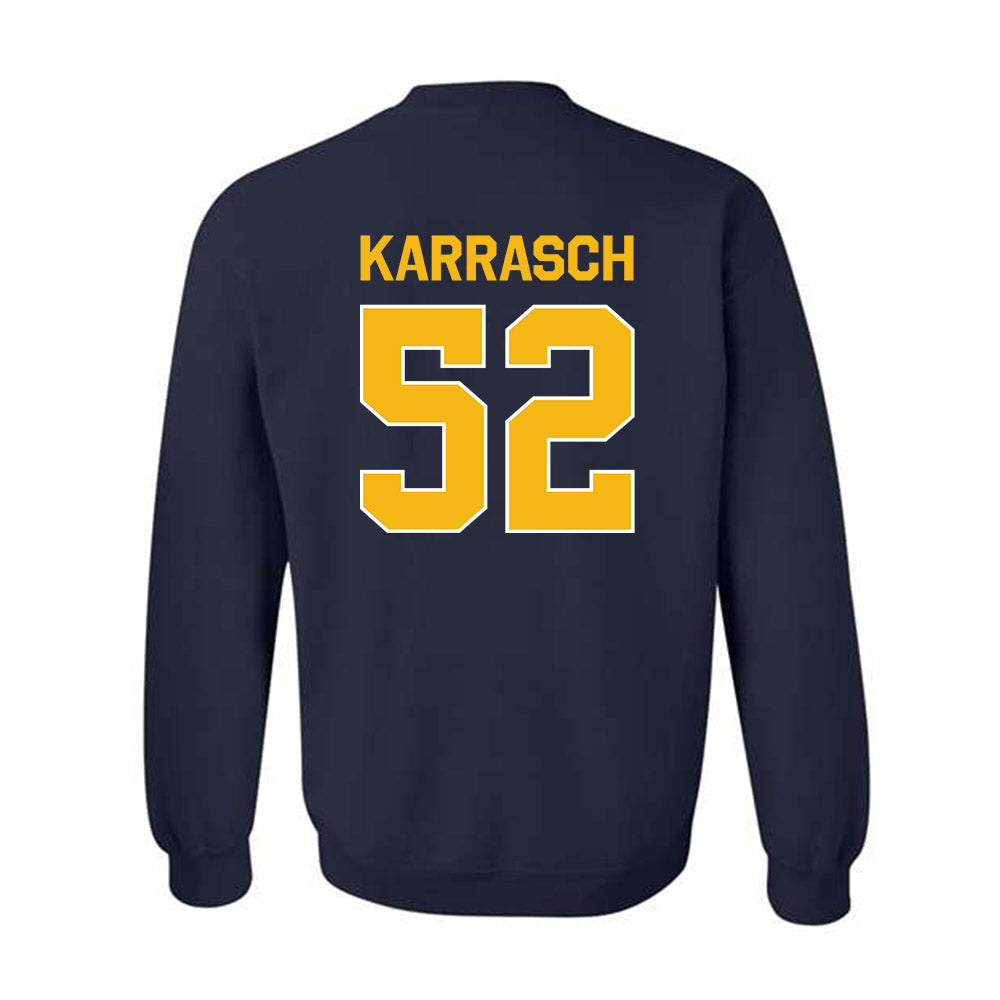 Northern Arizona - NCAA Football : Mattis Karrasch - Classic Shersey Crewneck Sweatshirt-1