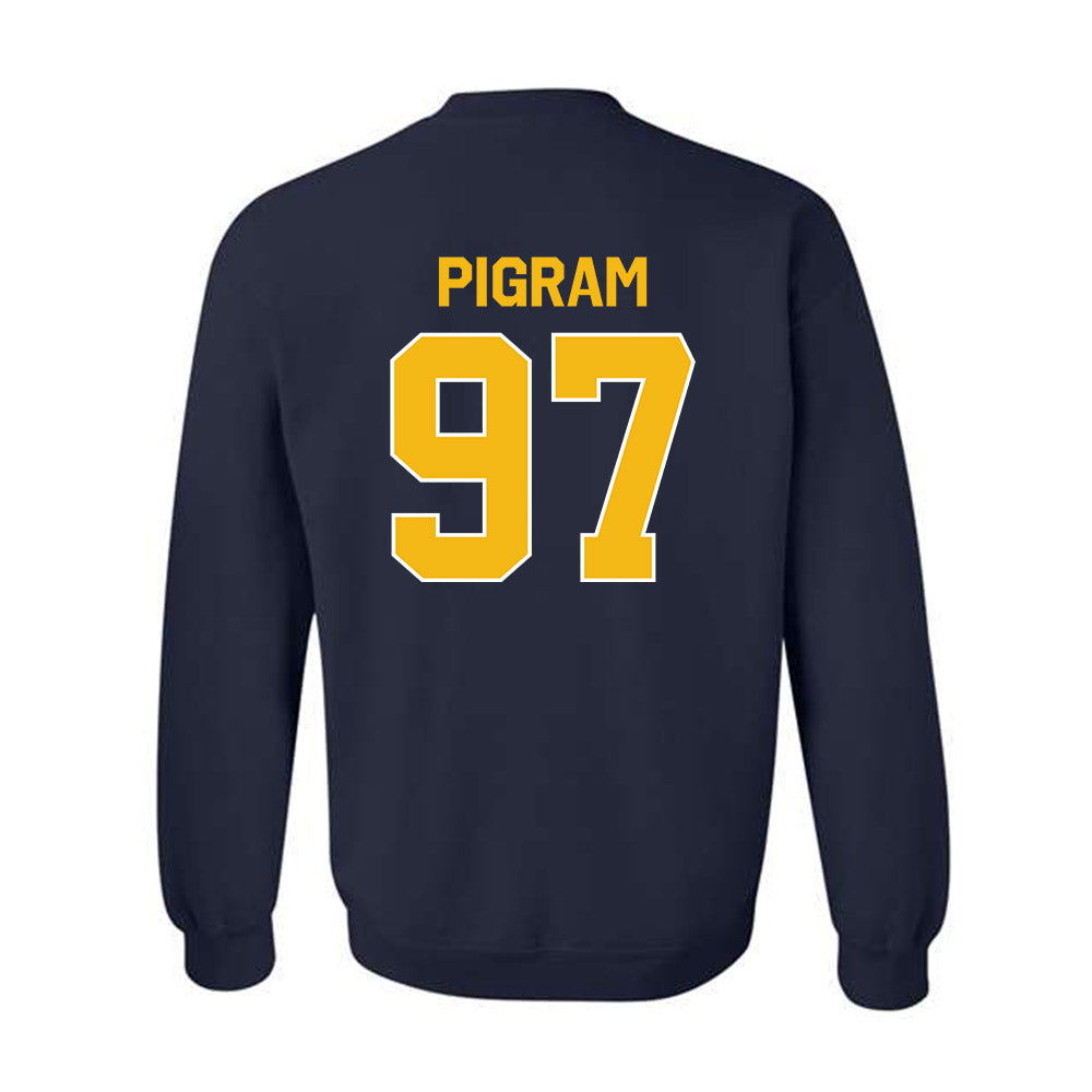 Northern Arizona - NCAA Football : Jordan Pigram - Classic Shersey Crewneck Sweatshirt-1