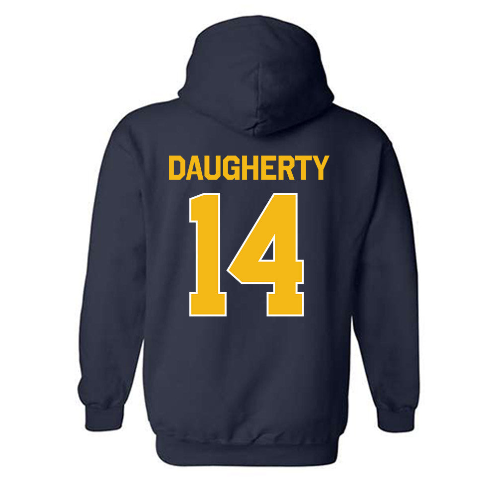 Northern Arizona - NCAA Football : Hayden Daugherty - Classic Shersey Hooded Sweatshirt-1