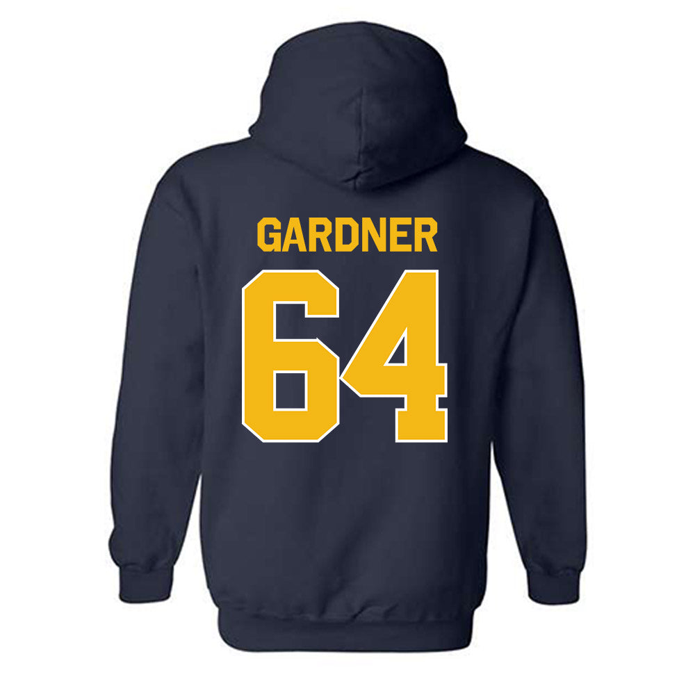 Northern Arizona - NCAA Football : Jace Gardner - Classic Shersey Hooded Sweatshirt-1
