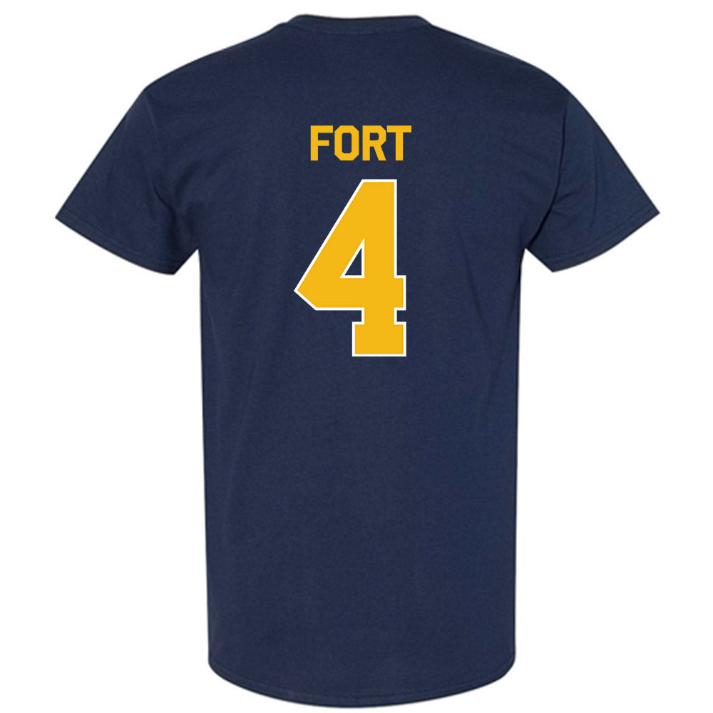 Northern Arizona - NCAA Men's Basketball : Oakland Fort - Classic Shersey T-Shirt-1