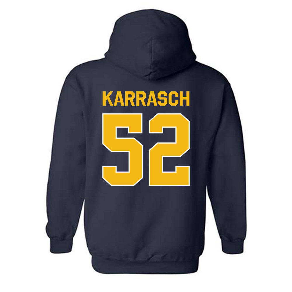 Northern Arizona - NCAA Football : Mattis Karrasch - Classic Shersey Hooded Sweatshirt-1