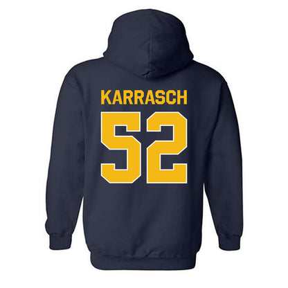 Northern Arizona - NCAA Football : Mattis Karrasch - Classic Shersey Hooded Sweatshirt-1