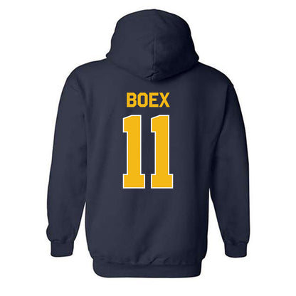 Northern Arizona - NCAA Women's Soccer : micala boex - Classic Shersey Hooded Sweatshirt-1