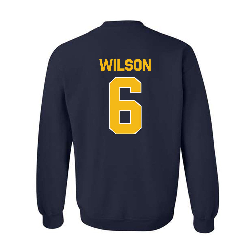Northern Arizona - NCAA Football : Shahid Wilson - Classic Shersey Crewneck Sweatshirt-1