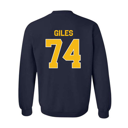 Northern Arizona - NCAA Football : Jefferson Giles - Classic Shersey Crewneck Sweatshirt-1