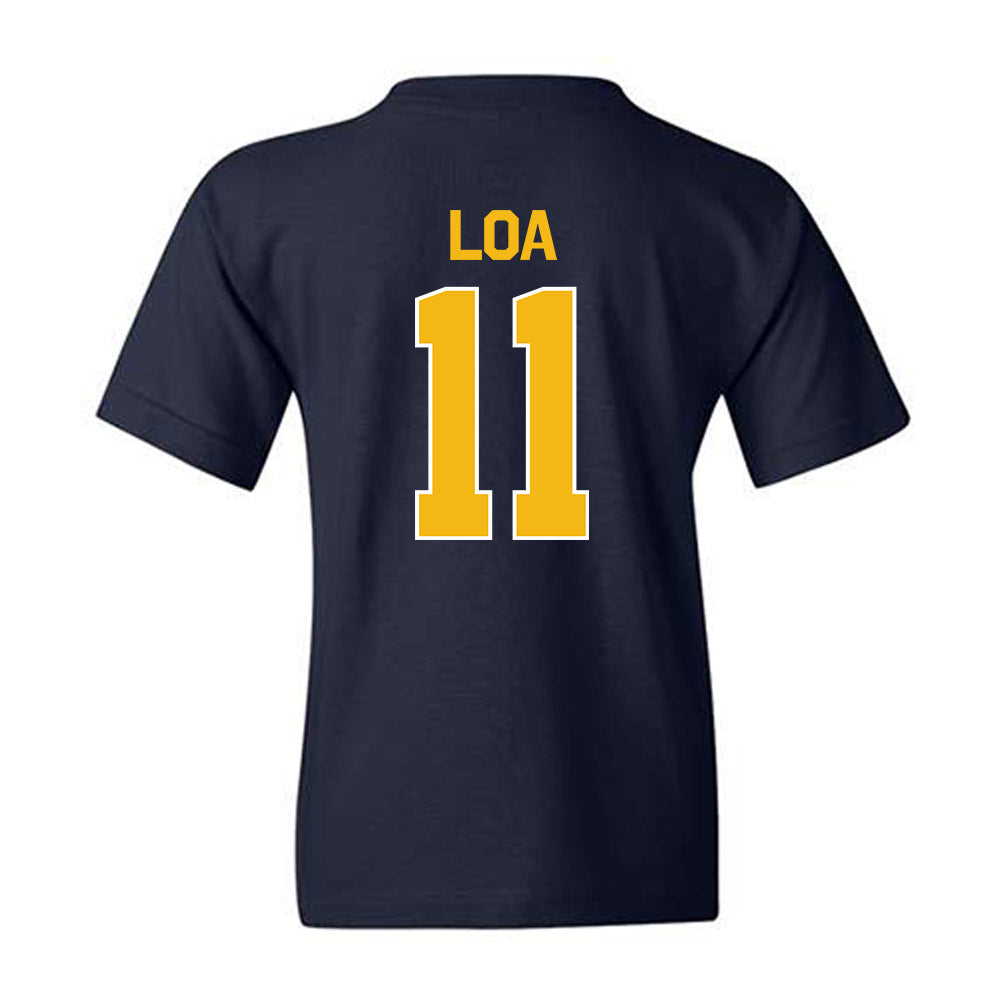 Northern Arizona - NCAA Football : Ziggy Loa - Classic Shersey Youth T-Shirt-1