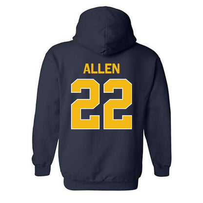 Northern Arizona - NCAA Football : Ammon Allen - Classic Shersey Hooded Sweatshirt-1