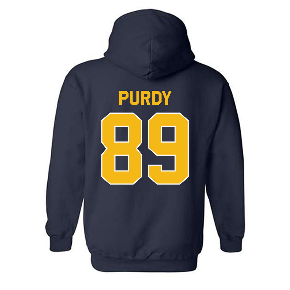 Northern Arizona - NCAA Football : Jeter Purdy - Classic Shersey Hooded Sweatshirt-1
