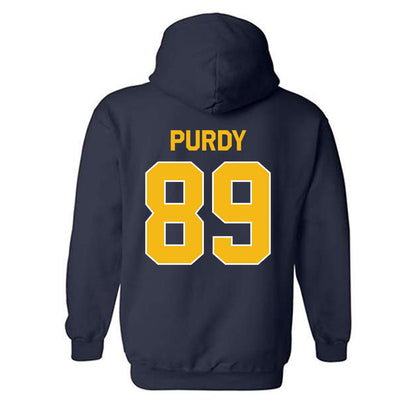 Northern Arizona - NCAA Football : Jeter Purdy - Classic Shersey Hooded Sweatshirt-1