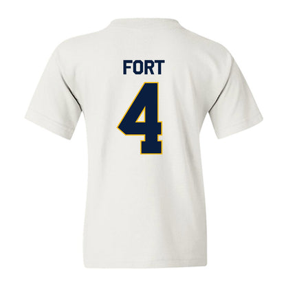 Northern Arizona - NCAA Men's Basketball : Oakland Fort - Classic Shersey Youth T-Shirt-1
