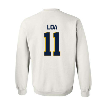 Northern Arizona - NCAA Football : Ziggy Loa - Classic Shersey Crewneck Sweatshirt-1