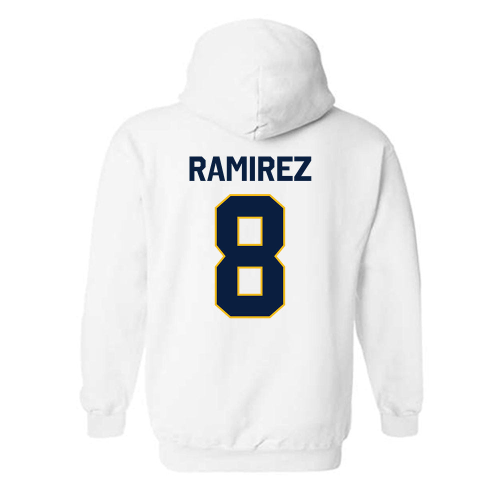Northern Arizona - NCAA Football : Joseph Ramirez - Classic Shersey Hooded Sweatshirt-1