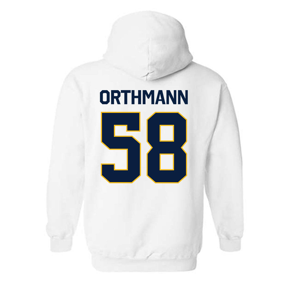 Northern Arizona - NCAA Football : Matthew Orthmann - Classic Shersey Hooded Sweatshirt-1
