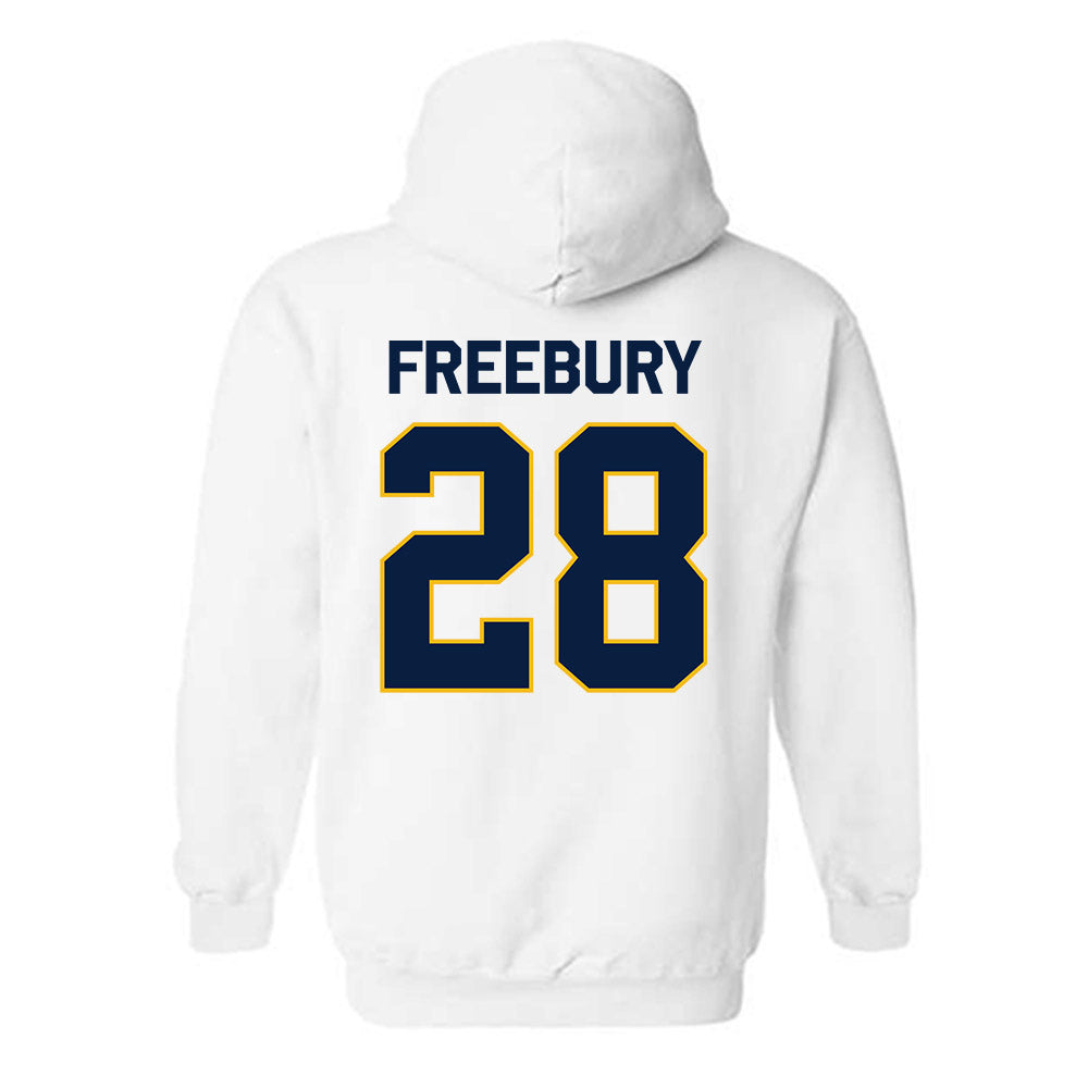 Northern Arizona - NCAA Women's Soccer : Ella Freebury - Classic Shersey Hooded Sweatshirt-1