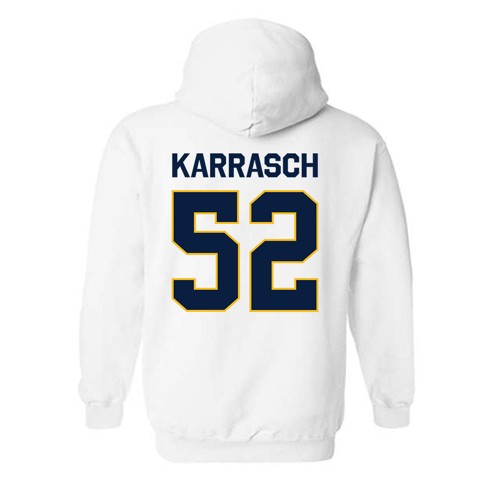 Northern Arizona - NCAA Football : Mattis Karrasch - Classic Shersey Hooded Sweatshirt-1