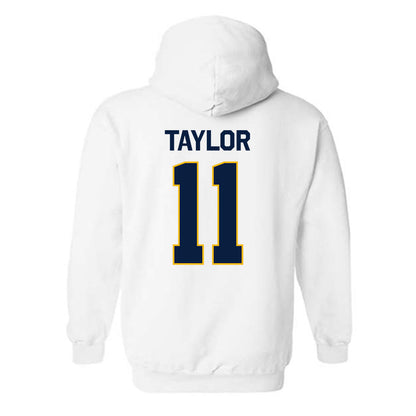 Northern Arizona - NCAA Women's Basketball : Audrey Taylor - Classic Shersey Hooded Sweatshirt-1