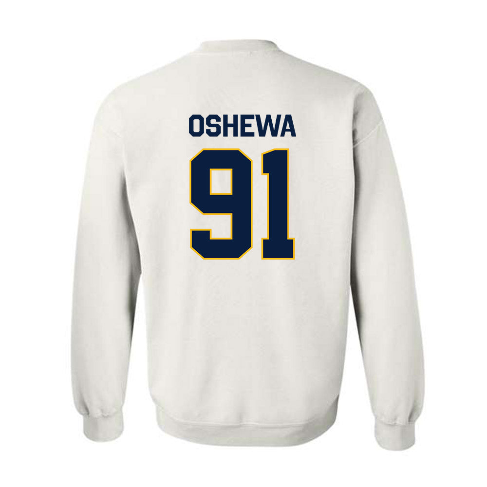 Northern Arizona - NCAA Football : Erimi Oshewa - Classic Shersey Crewneck Sweatshirt-1