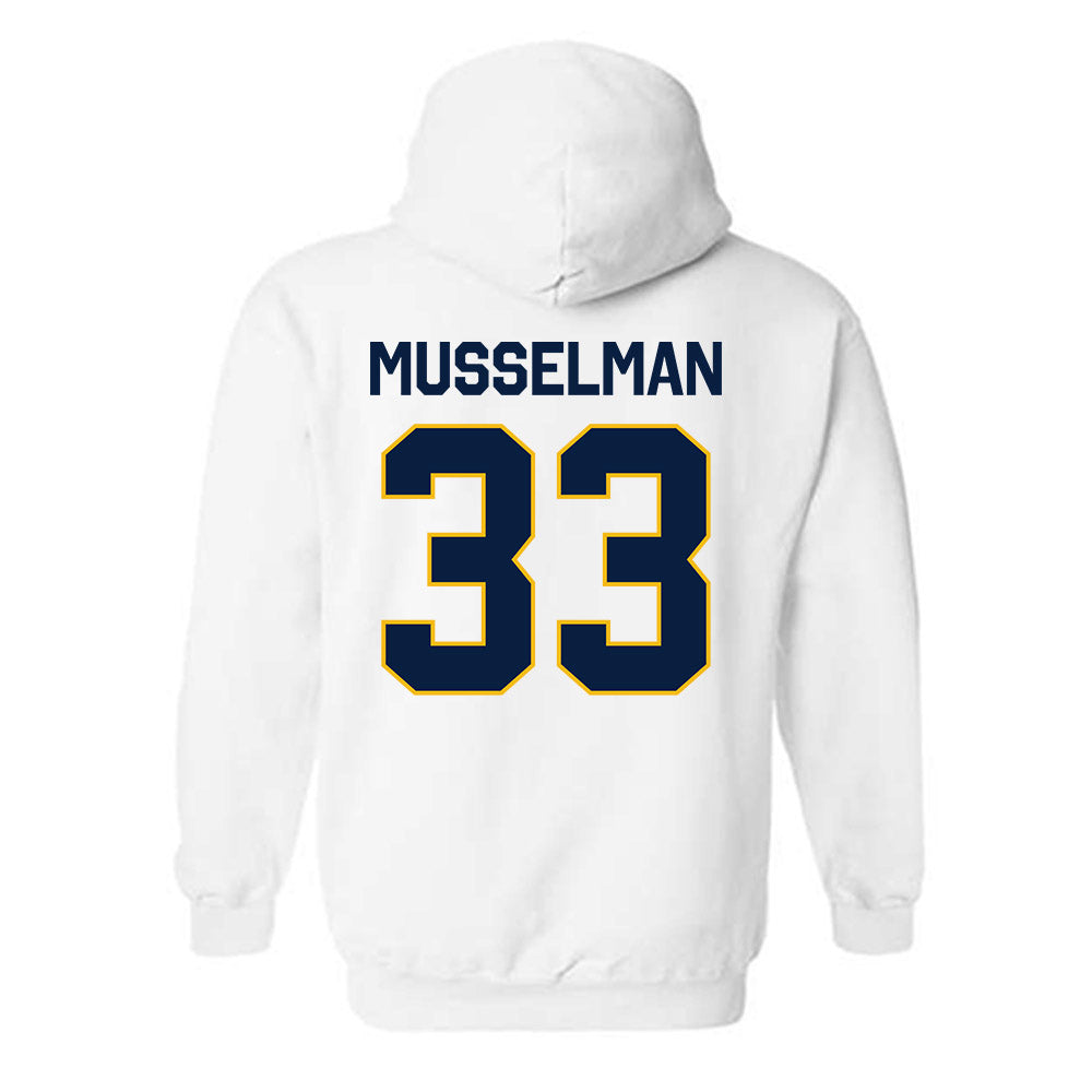 Northern Arizona - NCAA Women's Swimming & Diving : Elsa Musselman - Classic Shersey Hooded Sweatshirt-1